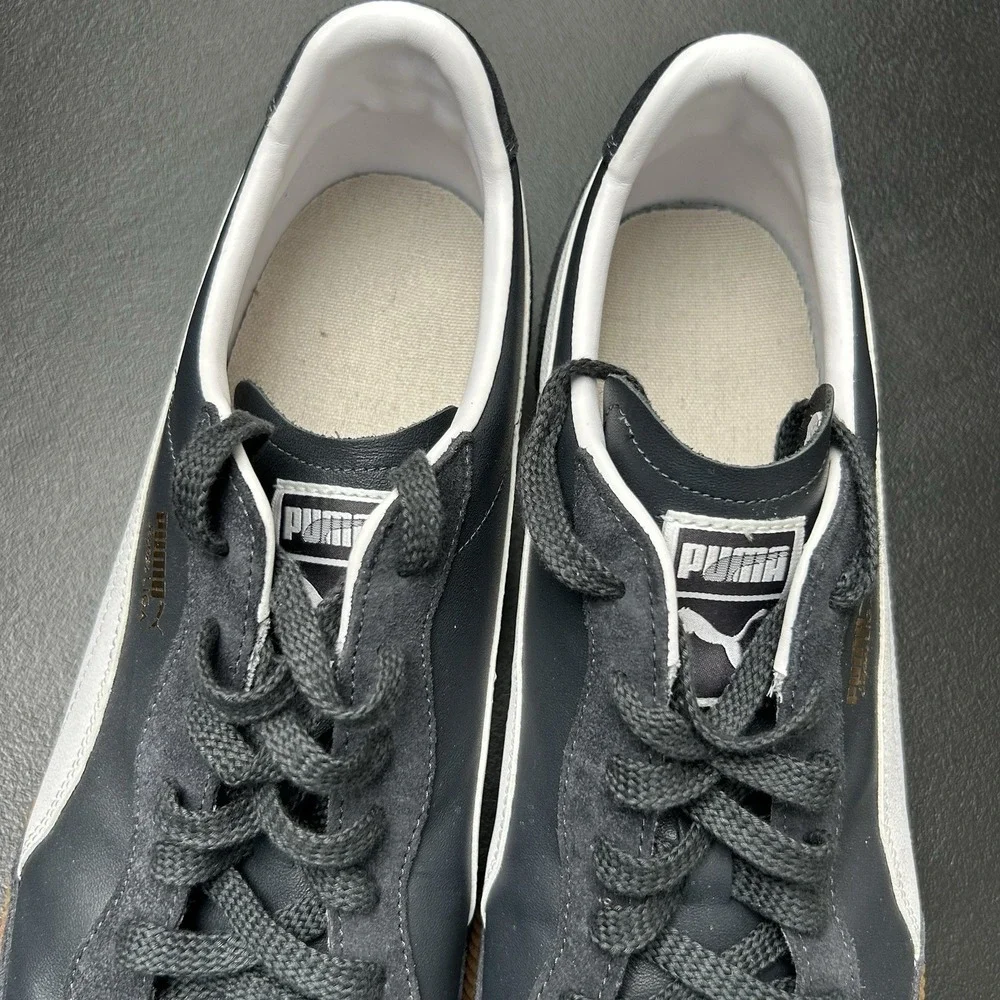 PUMA Super Liga OG Retro Black White Gum Mens Size 14 Suede & Leather Sneakers